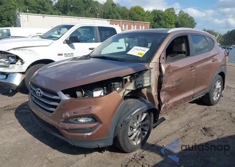 2017 Hyundai Tucson Se из США, поврежденный, VIN KM8J3CA4XHU312289